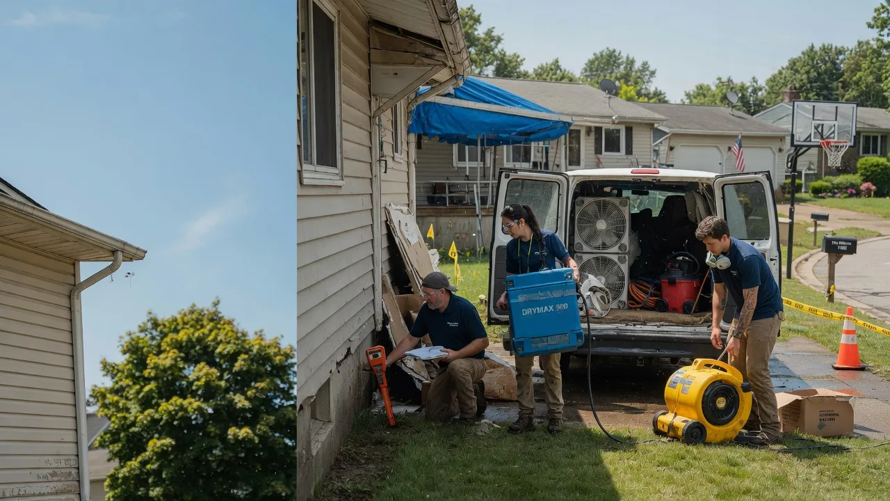 Ceiling Leak Cleanup in Terre Haute, IN near me